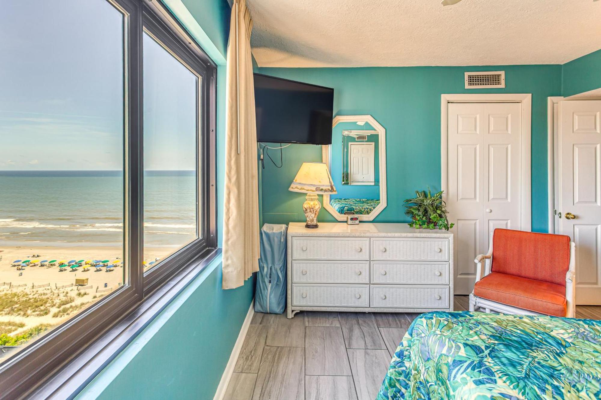 Myrtle Beach Oceanfront Condo With Covered Balcony! Exterior photo